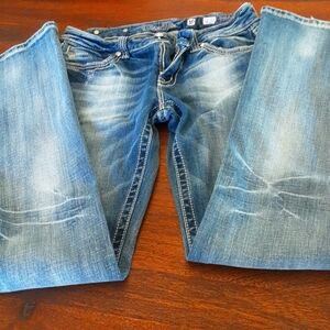 Miss Me Blue Women's Bedazzled Jeans